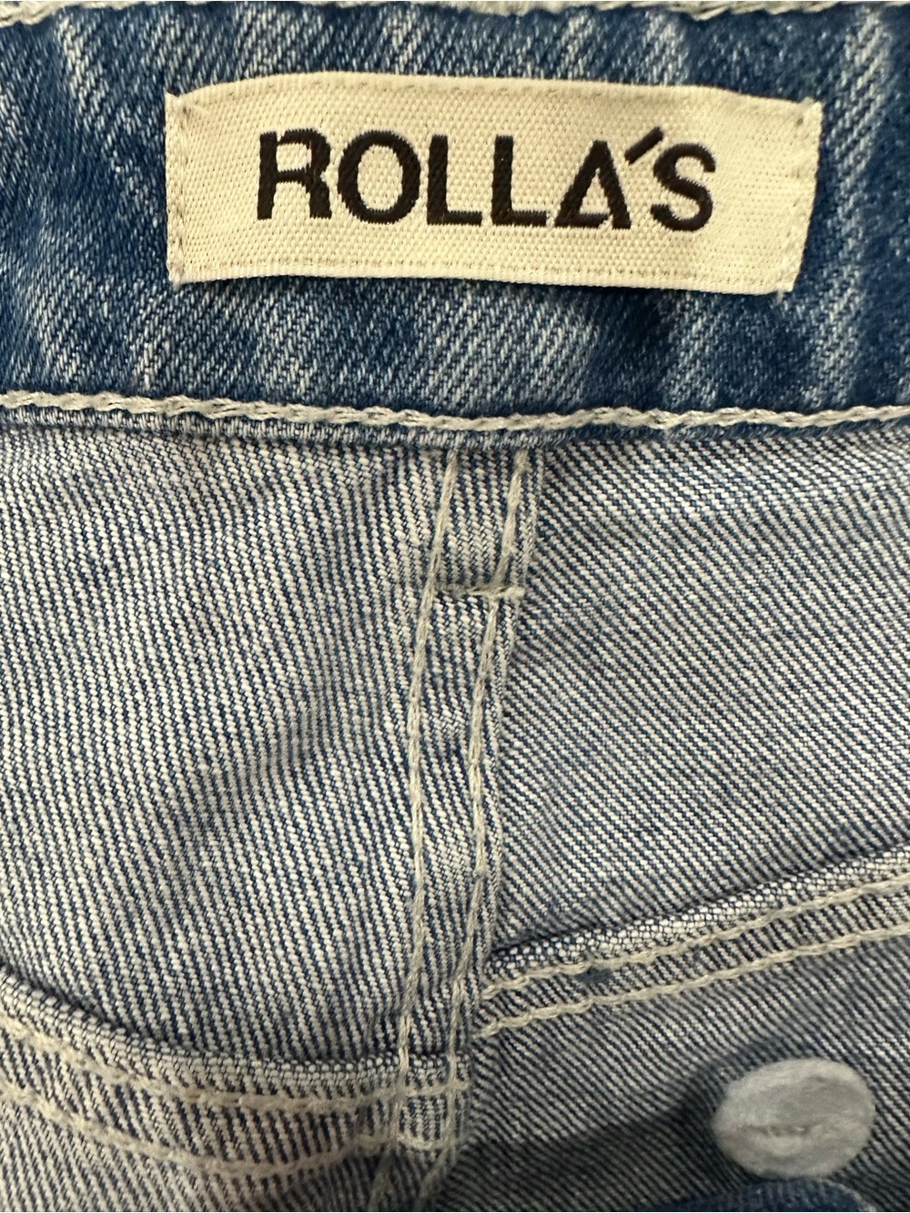Rolla’s Sailor Rigid Denim High Rise Wide Leg Jeans - Picture 3 of 4